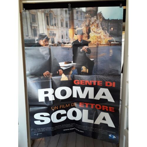Gente Di Roma - 2003 - Affiche Originale Pliée 120 X 160 - Piazza Navona - Documentaire