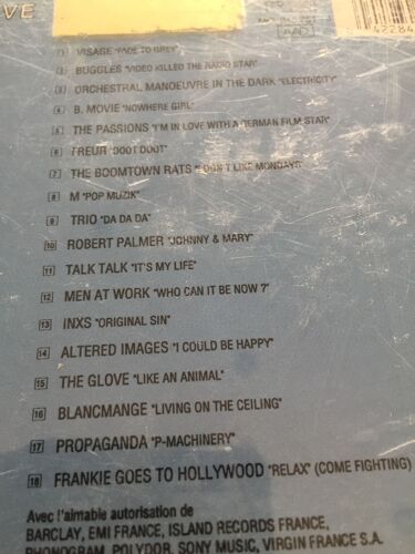 Cd Les Années New Wave