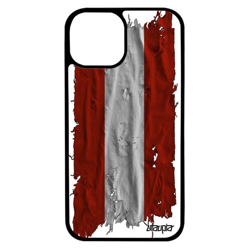 Coque Silicone Iphone 13 Mini Drapeau Autriche Autrichien Smartphone Case Housse Telephone Foot Jo Football Coupe D'europe