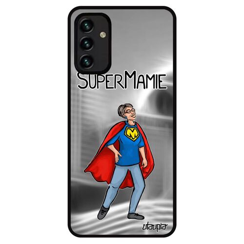 Coque Silicone A13 4g Super Mamie Humoristique Texte Souple Drole Comics Humour Bande Dessinée Smartphone Grand Mere De Samsung Galaxy