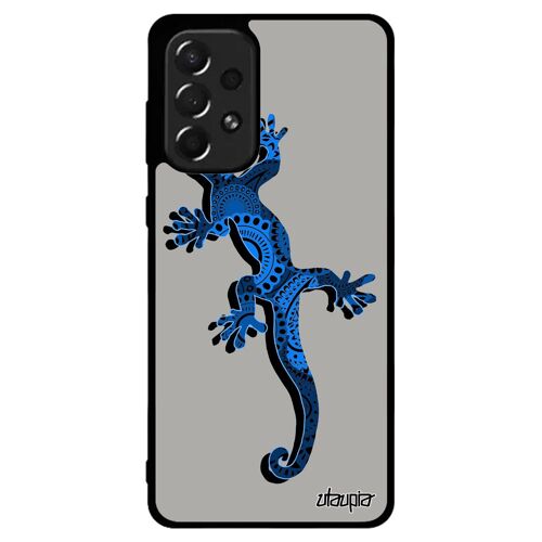 Coque En Silicone Salamandre A73 Animaux Ethnique Motif Tendance Azteque Anphibien Personnalisé Etui Animal Telephone Samsung Galaxy