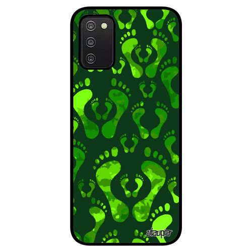 Coque Silicone A03s Trace De Pas Design Couleur Jolie Colore Original Plage Imprime Housse Empreinte Telephone Dessin Samsung Galaxy