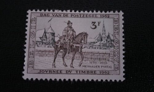 Timbre Belgique Yt 1212 Journée Du Timbre 1962