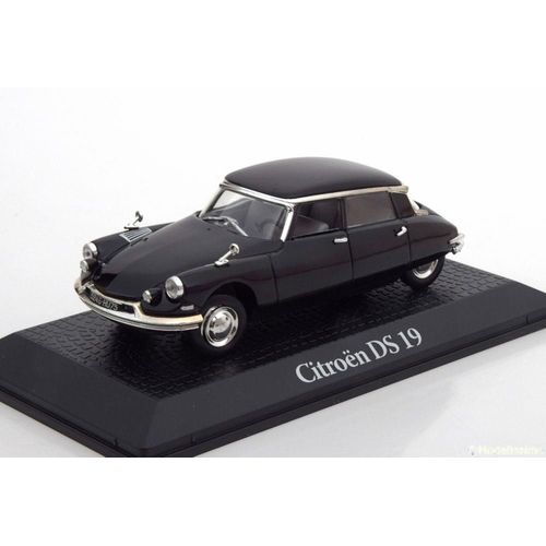 Citroen Ds 19 1962 General Charles De Gaulle Black Editions Atlas 1/43 Schwarz-Editions Atlas
