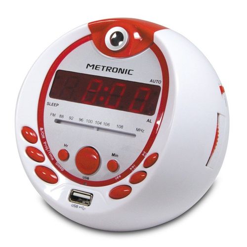 Metronic Radio réveil projection Pirate - Radio-réveil