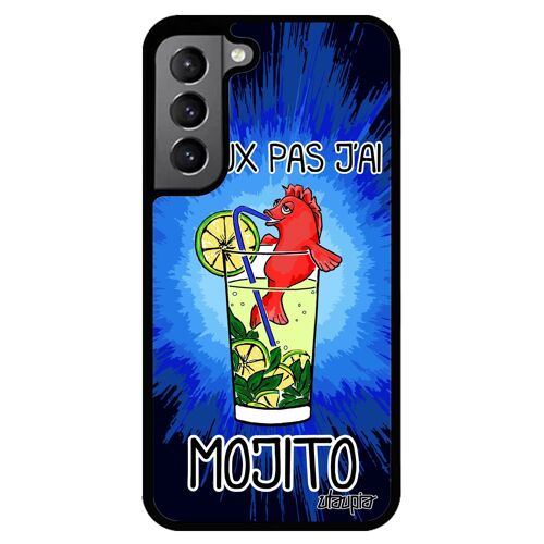 Coque Je Peux Pas J'ai Mojito S22 En Silicone Humour Bd Cocktail Aluminium Antichoc Pas Cher Comique Bleu Etui Bourré Samsung Galaxy
