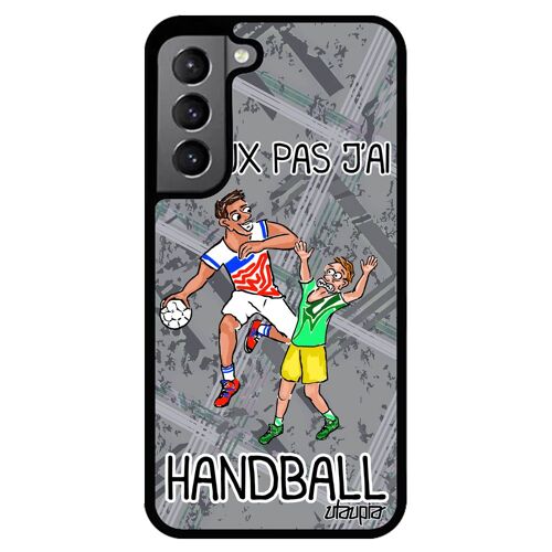 Coque Pour Samsung S22+ Plus En Silicone J'peux Pas J'ai Handball Case Housse Hand Comique Tpu Bande Dessinée Made In France Galaxy
