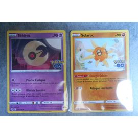 Carte Pokemon Seleroc 034/078 + Solaroc 039/078 - Eb10.5 - Pokemon Go - Vf