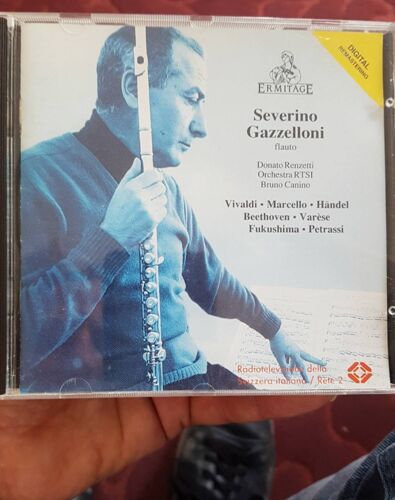 Severino Gazzelloni Flûte Vivaldi Marcello Haendel Beethoven Varèse Fukushima Petrassi