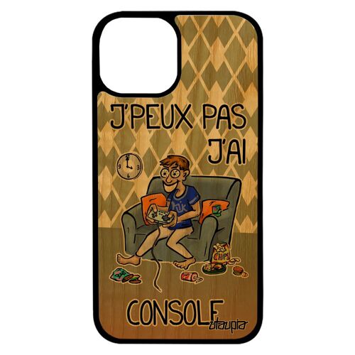 Coque Silicone Pour Iphone 13 Mini Bois J'peux Pas J'ai Console Bd Housse Mobile Portable Jeux Video Je Texte Drole Vert Play