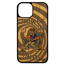 Coque Bois Iphone 13 Silicone J'peux Pas J'ai Console Je Gamer Bd Drole Rigide Telephone Gris Bumper Jpeux Etui Play 512 Go De