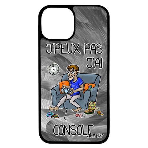 Coque Silicone J'peux Pas J'ai Console Pour Iphone 13 Pro Max Gamer Texte Etui Case Jpeux Jeux Video Gris Humour Je Geek Drole