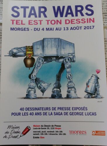 Flyer Suisse Star Wars La Guerre Des Étoiles