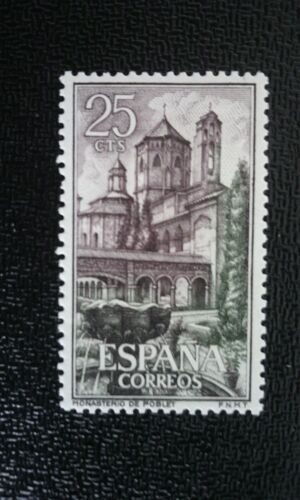 Timbre Espagne Yt 1157 Monastère De Santa Maria De Poblet 1963