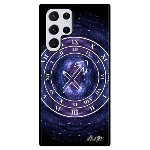 Coque En Silicone Telephone S22 Ultra Signe Astrologique Sagittaire Pas Cher 4g Galaxie Etoiles Montre Sidérale Ciel Samsung Galaxy