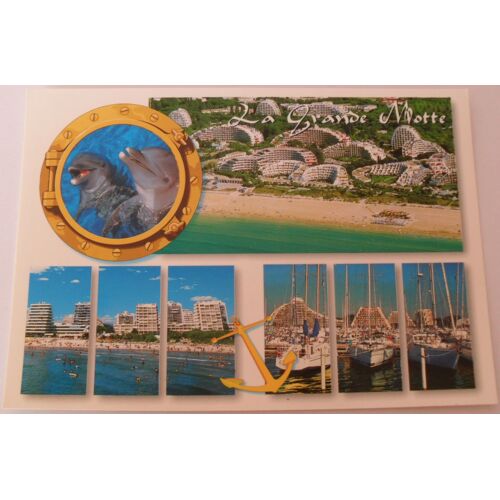 Cartes Postales Couleur La Grande - Motte Du Couchant 6 Multivue - N° 291