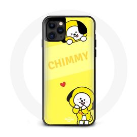 Coque Pour Iphone 12 Mini Bts Bangtan Bt21 Chimmy Jimin Fond Jaune