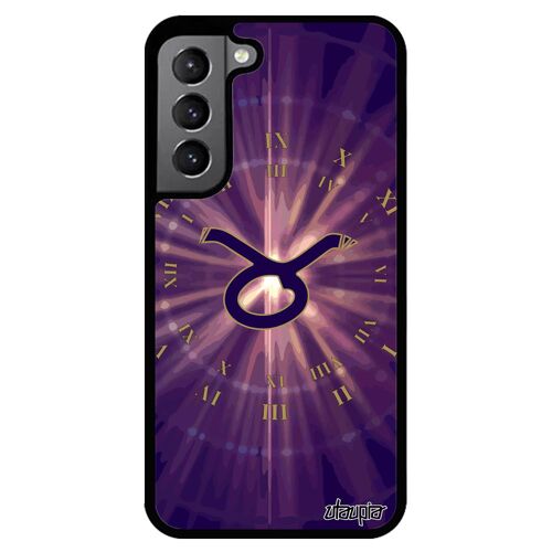 Coque Pour Samsung Galaxy S22+ Plus Silicone Signe Taureau Univers Horoscope Housse Homme Galaxie Violet Smartphone Astrologique