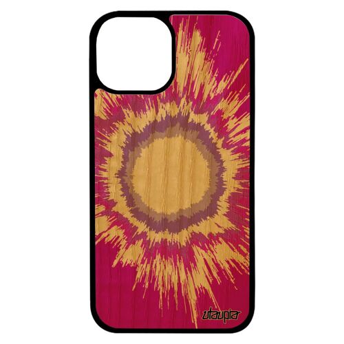 Coque Silicone Iphone 13 Mini Bois Explosion Housse Unique Motif Effet Tendance De Protection Telephone Jolie Fond 4g Univers