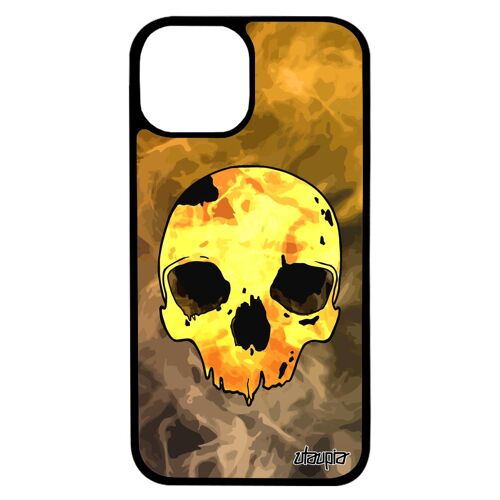 Coque Pour Iphone 13 Pro Max Silicone Tete De Mort Street Art 512 Go Biker Portable Squelette Rock Crane Pirate Telephone Etui