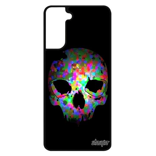 Coque Crane Pour Samsung Galaxy S21 Fe Silicone Hardrock Tete De Mort Peur Pirate Housse Metal Halloween Squelette Sm-G990e/Ds Enfer
