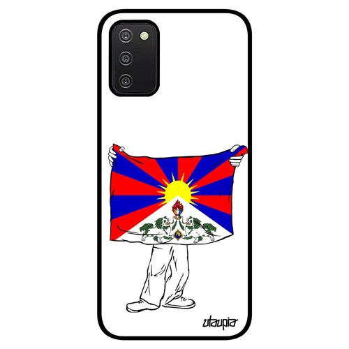 Coque Samsung A03s Silicone Drapeau Tibet Tibetain Bouddhisme De Protection 4g Bouddha Souple Telephone Dessin Portable Asie Galaxy