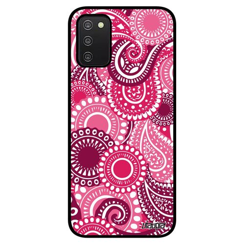 Coque Samsung A03s En Silicone Motif Cachemire Paisley De Protection Motif Multicolore Noir Mobile Impression Made In France Galaxy