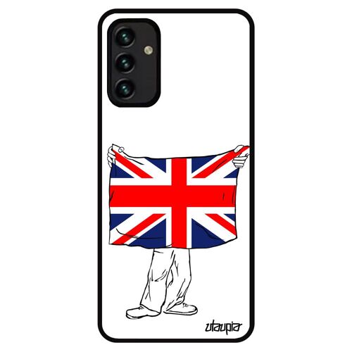 Coque Silicone A13 4g Drapeau Union Jack Angleterre Anglais Jeux Olympiques Coupe D'europe Jo Grande Bretagne Foot Euro Samsung Galaxy