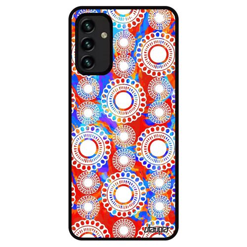 Coque Silicone Motif Floral Pour A13 4g De Protection Dessin Fleur Indien Impression Peinture Coloré Femme Multicolore Samsung Galaxy