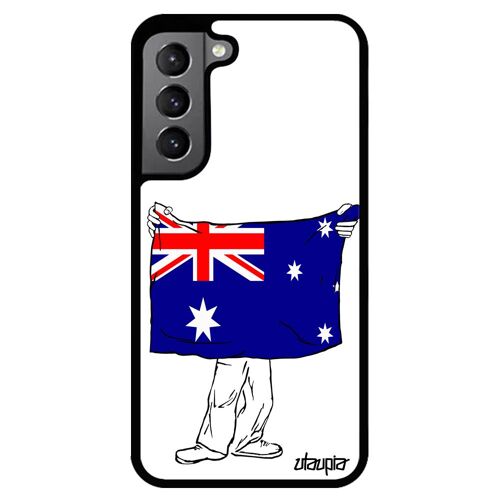 Coque Galaxy S22+ Plus Silicone Drapeau Australie Australien Basket Souple Coupe Du Monde Jeux Olympiques Football Foot Jo Samsung