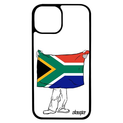 Coque Silicone Iphone 13 Pro Max Drapeau Afrique Du Sud Africain Jo Foot Mobile Etui De Protection 128 Go Bumper Basket Rugby