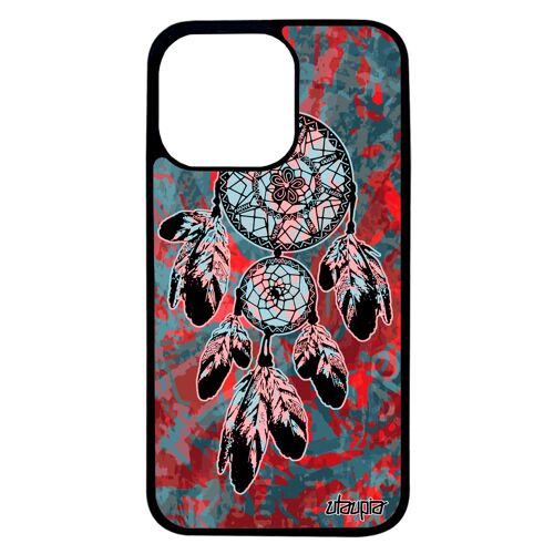 Coque Iphone 13 Pro Silicone Attrape Reve Dreamcatcher Coquillage Coloré Pas Cher Ethnic Plume Hippie Tendance Fantaisie Homme