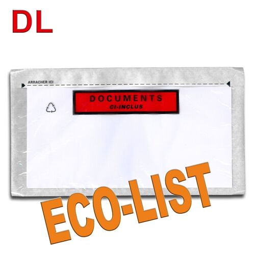5000 Pochettes "Documents Ci-Inclus" Eco-List Dl
