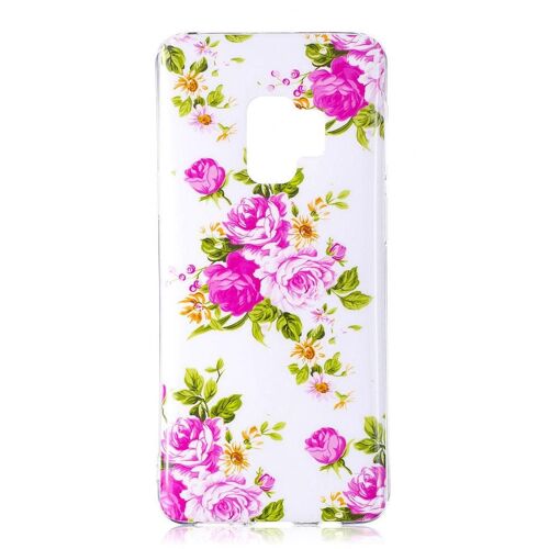 Samsung Galaxy S9 Coque, Saturcase Beau Motif Lumineux Fluorescent Ultra Mince Flexible Doux Tpu Gel Silicone Protecteur Cover Arrière Case Housse Coque Étui Pour Samsung Galaxy S9 (Motif-6)