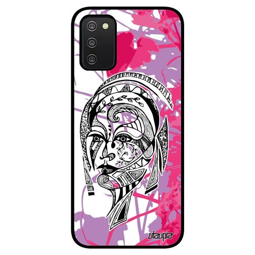 Coque Femme Samsung A03s Silicone Tribal Fee Nature Case Feuilles Jolie Personnalisé Florale Azteque Fleur Antichoc Metal Galaxy