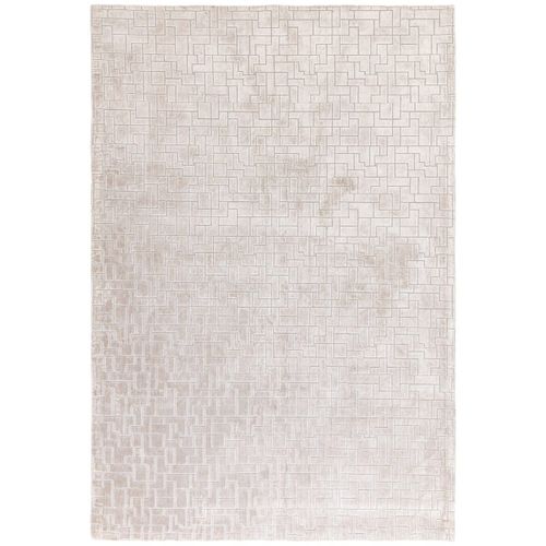 Tapis De Salon Tissé Main Tetris 120x170 Cm Argent - Novatrend