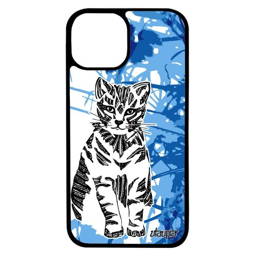 Coque Iphone 13 Pro Max Silicone Chat Azteque Animal Petit Mignon Cadeau Fete Des Meres Dessin Portable Fleur Sauvage Nature