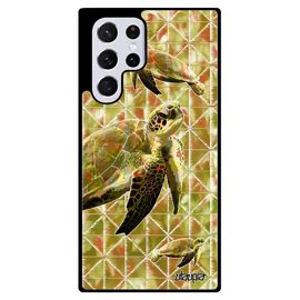 Coque tortue Samsung Galaxy S22 Ultra silicone geometrie antichoc vert animal graphique sam. solide etui animaux design ocean geante