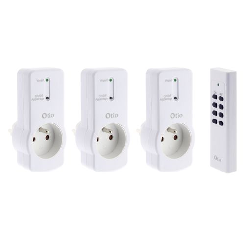 Pack 3 prises télécommandées