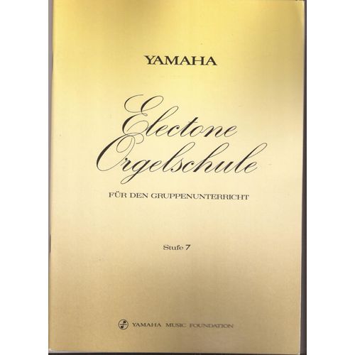 Cours D'orgue Electone Yamaha Pour L'enseignement En Groupe Degré 7