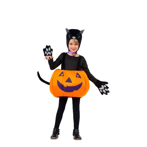 Déguisement Chat Noir Avec Grosse Citrouille Fille