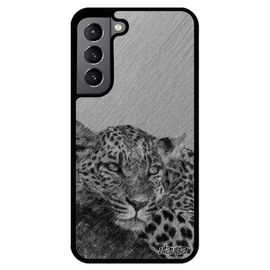 Coque De Protection Samsung Galaxy S22+ Plus En Silicone Leopard Guepard Jaguar Animal Effet Case Animaux Afrique Gris Fauve Bumper