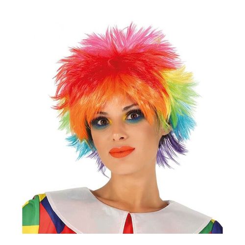 Perruque Courte Multicouleur