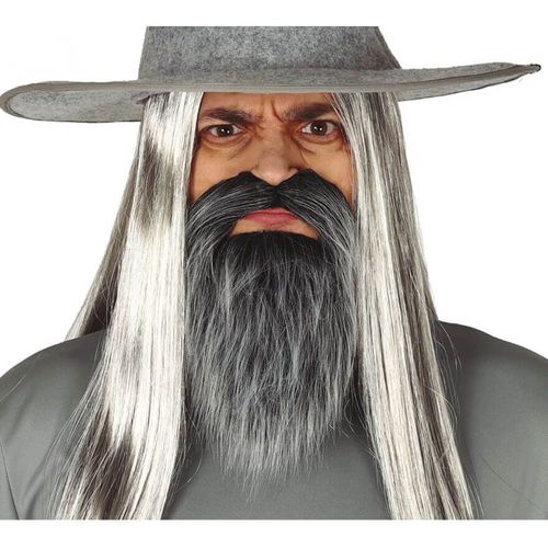 Barbe Grise Et Moustache