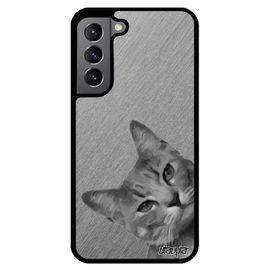Coque Chat Samsung S22+ Plus Silicone Animal Tpu Dessin Lol Cat Matou Gris Effet Etui Animaux Chaton Felin Design Cover De Galaxy