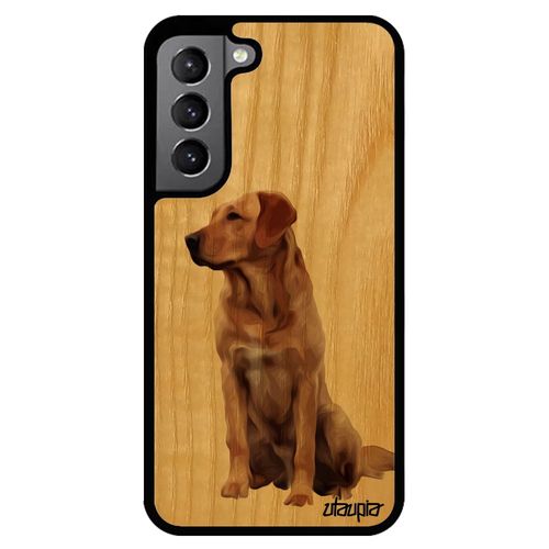 Coque Pour Galaxy S22+ Plus Bois Silicone Chien Jolie Beige Housse De Protection Design Personnalisé Pas Cher Frêne Animaux Samsung
