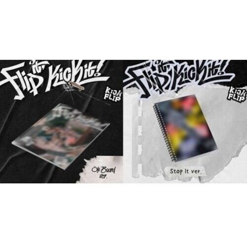 Kickflip - Flip It, Kick It! - Incl. Photobook, Track Folded Poster, Sticker Pack, Skateboard Bookmark, Crew Card, 2 Photocards + Polaroid [Compact Discs] Photo Book, Photos, Poster, Stickers, Asia - Import