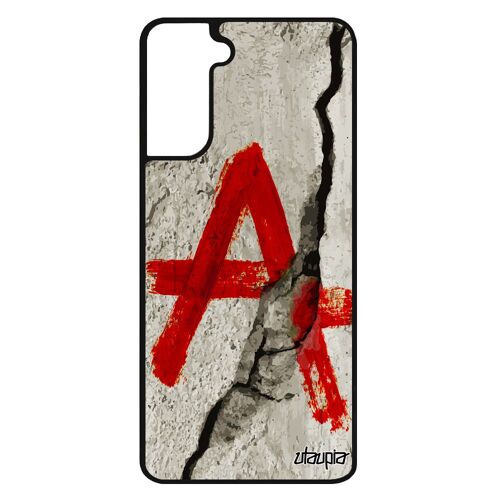 Coque Silicone Pour S21 Fe Anarchie De Protection Telephone Fissure Idéologie Design Antichoc Cassé Justice Mur Tag Samsung Galaxy