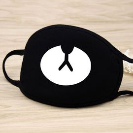 Chat Ours Masque Zip Bouche Nez Visage Anti Poussière Protection Style Asiatique Japonais Coréen Harajuku Rock Punk Grunge - Haute Qualité