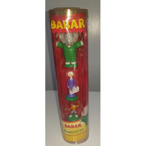 Jeu Jouet Figurines / Babar Aventures / 3 Personnages / L Histoire De Babar